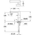 STROHM TEKA Formentera cascade mosdó csaptelep, króm színben, leeresztő nélkül (623860200) - Image 2