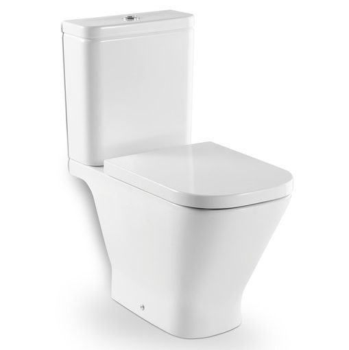 7342478000.jpg Roca The Gap Monoblokkos WC, Mélyöblítésű, Alsó Kifolyású, Ülőke És Tartály Nélkül (7.3424.7.800.0) - Image 1