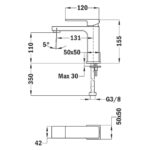 STROHM TEKA Soller mosdó csaptelep, króm színben, leeresztő nélkül (853461250) - Image 2