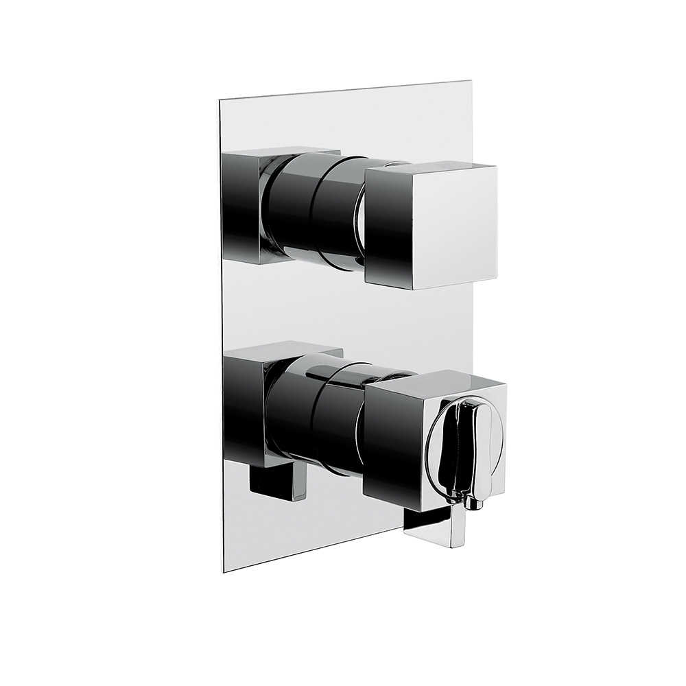 9154.jpg BUGNATESE TETRIS (9154CR) Fal alatti termosztátos 4 állású zuhanycsaptelep - Image 1