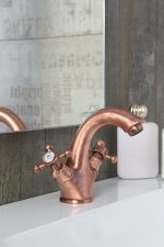 LADY mosdócsaptelep húzórudas leeresztővel rame színben (934RA)