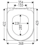 Villeroy & Boch O.novo Lecsapódásmentes WC Ülőke (9M38S101) - Image 2