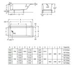 Roca Easy 140X70 cm egyenes akril kád, le- és túlfolyóval (A248180000) - Kiállítási darab - Image 2