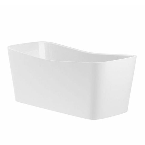 A248502000 Roca Maui Square Stonex 155X70 Szabadon Álló Kád, Fehér (A248502000) - Image 1