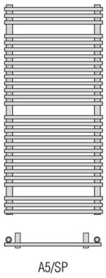 RADECO SARA A5-400/SP 1180X450 egyenes törölköző szárító radiátor 620 WATTOS - Image 6