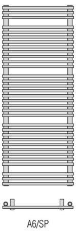 RADECO SARA A6-500/SP 1408X550 egyenes törölköző szárító radiátor 805 WATTOS - Image 6