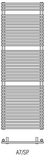 RADECO SARA A7-500/SP 1636X550 egyenes törölköző szárító radiátor 975 WATTOS - Image 6