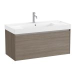 Roca Ona alsószekrény mosdóval 100x46cm, 1 fiókkal - matt zöld  (a851686513) - Image 3