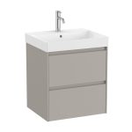 Roca Ona alsószekrény mosdóval 55x46cm, 2 fiókkal,   - matt zöld (a851687513) - Image 5