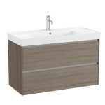 Roca Ona alsószekrény mosdóval 100x46cm, 2 fiókkal - matt fehér  (a851693509) - Image 5