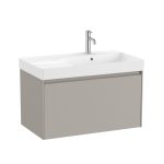 Roca Ona bútor asszimetrikus jobbos mosdóval 80x46cm, 1 fiókkal - matt zöld   (a851719513) - Image 6