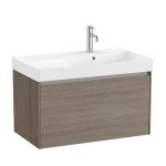 Roca Ona bútor asszimetrikus jobbos mosdóval 80x46cm, 1 fiókkal - matt zöld   (a851719513) - Image 4