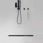 ACO Comfort Nero zuhanyfolyóka + Massive rács, normál beépítési magasságú, szigetelőgallérral -  - 98.5 (9010.91.04) - Image 2