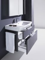 Laufen Base alsószekrény két fiókos, sötét szil 57x43,8 cm (h4022321102631) - Image 3