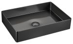 Sapho Aurum Inox Mosdó, 50x35cm, Antracit (AU103)
