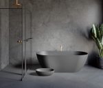 Riho Bilbao 170X80 cm, Szabadon Álló Solid Surface Kád, Antracit (B118001080) - Image 3