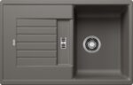 BLANCO ZIA 45S  Silgranit mosogatótálca , 780X500 - Vulkánszürke (527383)
