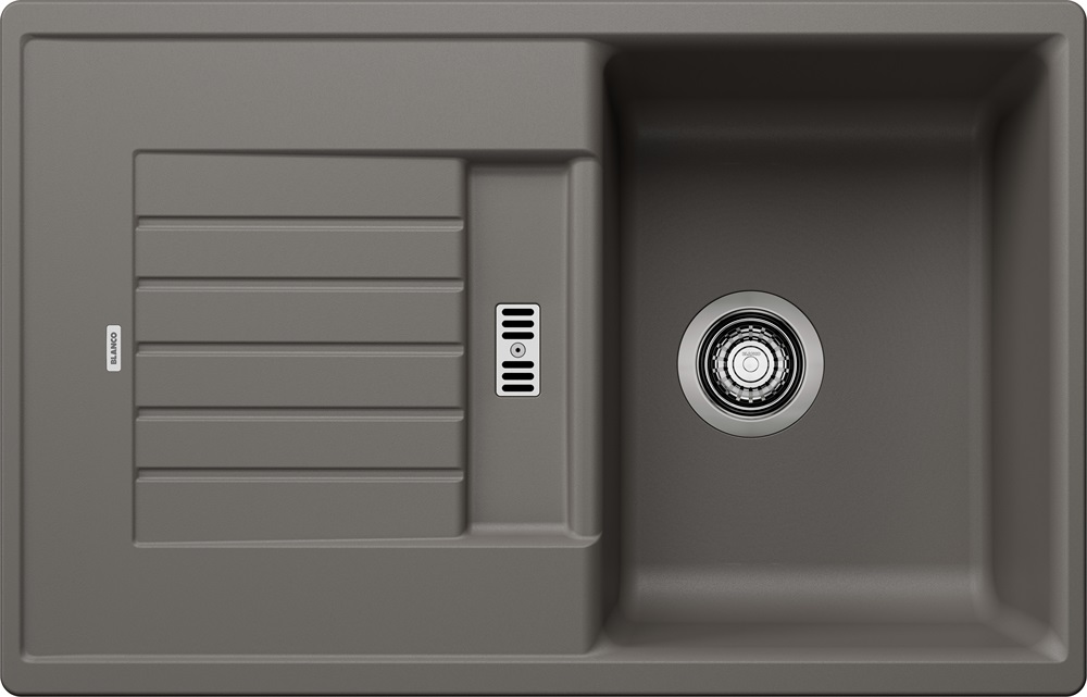 BLANCO_ZIA_45S_vulkanszurke_tartnelk-i48189.jpg BLANCO ZIA 45S Silgranit mosogatótálca , 780X500 - Vulkánszürke (527383) - Image 1