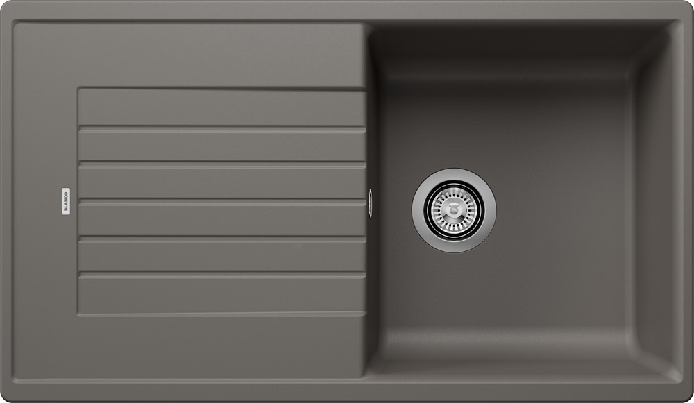 BLANCO_ZIA_5S_vulkanszurke_excnelk-i48185.jpg BLANCO ZIA 5S Silgranit mosogatótálca , 860X500 - Vulkánszürke (527387) - Image 1