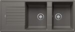 BLANCO ZIA 8S  Silgranit mosogatótálca , 1160X500 - Vulkánszürke (527392)