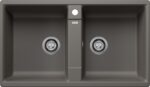 BLANCO ZIA 9  Silgranit mosogatótálca , 860X500 - Vulkánszürke (527393)