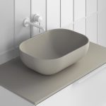Royo Block pultra tehető, kerámia mosdó 45,5x13,5x33cm  - Homok (126289)