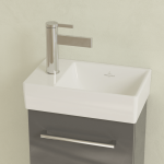 Villeroy & Boch Avento Kézmosó Jobbos , 360 X 220 X 110 mm, Fehér Alpin, Túlfolyó Nélkül, Csiszolatlan (43003R01) - Image 3