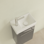 Villeroy & Boch Avento Kézmosó Jobbos , 360 X 220 X 110 mm, Fehér Alpin, Túlfolyó Nélkül, Csiszolatlan (43003R01) - Image 2
