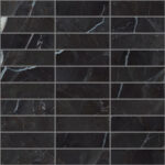 Italgraniti Charm Experience Calacatta Black Muretto Lappato 6mm 30X30cm Mozaik (CH03MBL) - Image 2