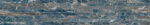Italgraniti Charm Experience Blu Saint Laurent Listello Tratto Lappato 6mm 120X20 Mozaik (CH06LTL) - Image 2