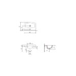 Cersanit Cersania 55 Mosdó (K11-0045) - Image 3