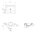Cersanit Moduo Mosdó 60X45 hibás (K116-011) (outlet) - Image 4