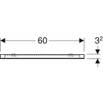Geberit Option tükör világítással - 40x80 cm (819240000) - Image 9