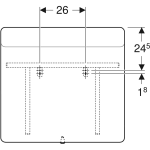 Geberit Option tükör világítással - 40x80 cm (819240000) - Image 11