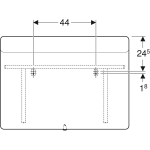 Geberit Option tükör világítással - 40x80 cm (819240000) - Image 14