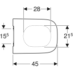 Geberit Smyle Square WC Ülőke - Image 2