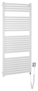 AQUALINE TONDI-E elektromos fürdőszobai radiátor, 600x1330 mm, 600W, fehér (DE480T) - Image 3