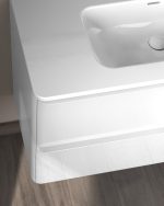 Royo Dai alsószekrény 2 fiókos, 100 cm,  - fényes fehér (127109) - Image 2