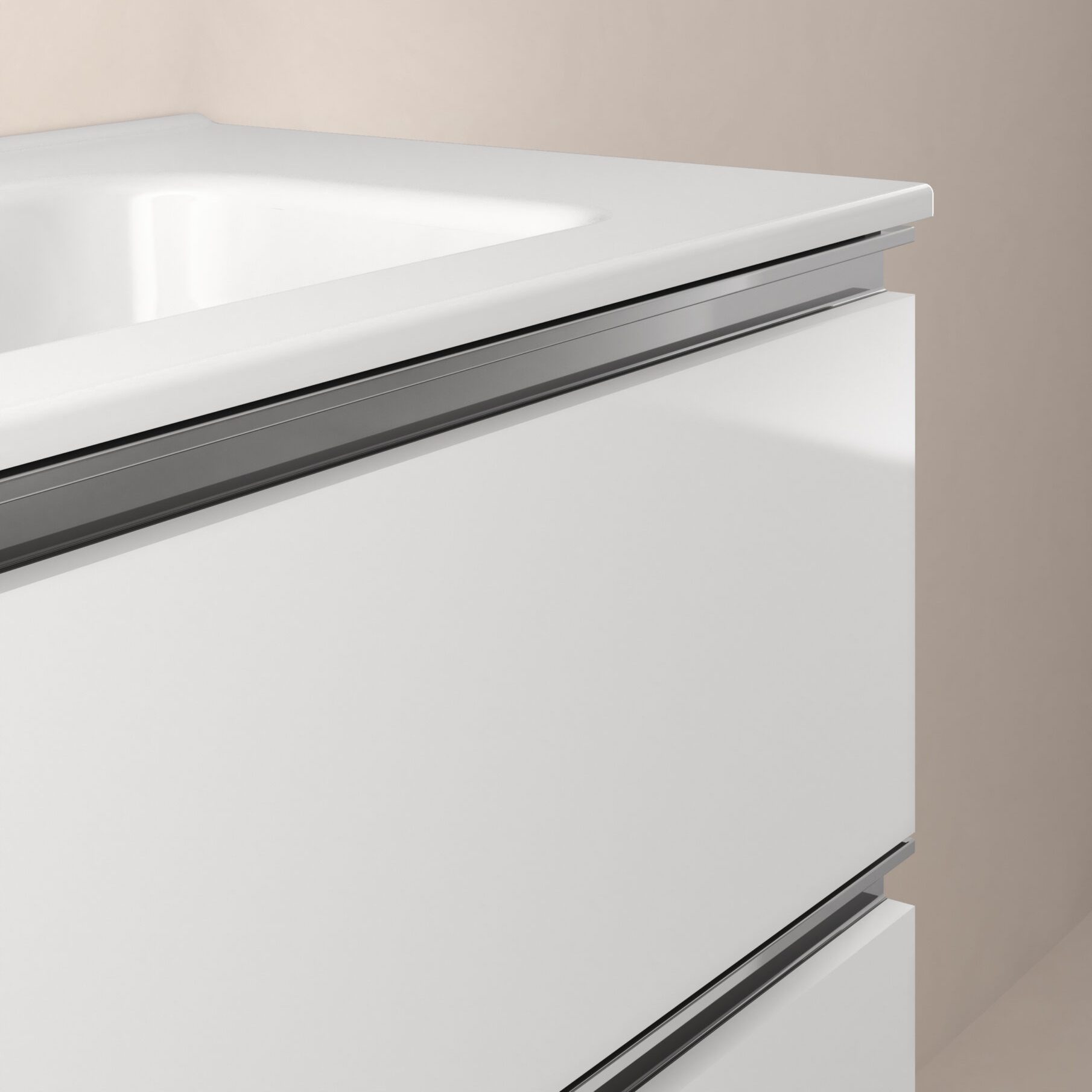 Detalle_Vida_Azul-Navy-Brillo-scaled-1.jpg Royo Vida alsószekrény 2 fiókos, 80 cm, - fényes fehér (126643) - Image 1