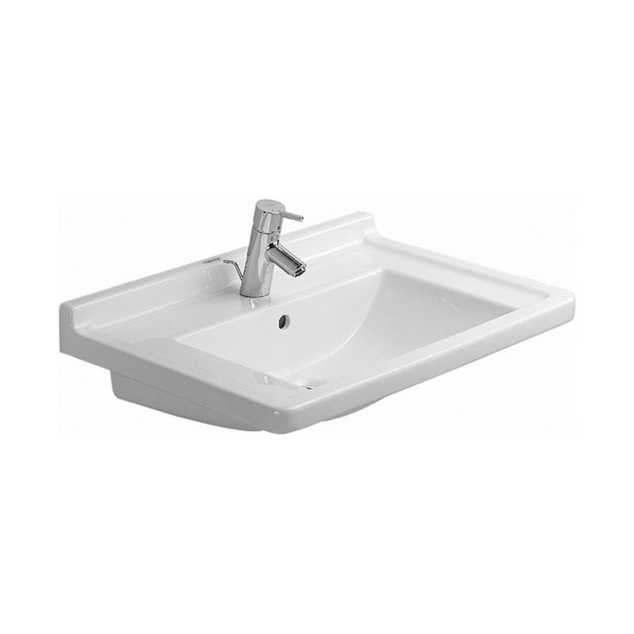 Duravit_DU-0304700000.jpg Duravit Starck 3 Mosdó, 1 Csaplyukkal (0304700000) - Image 1