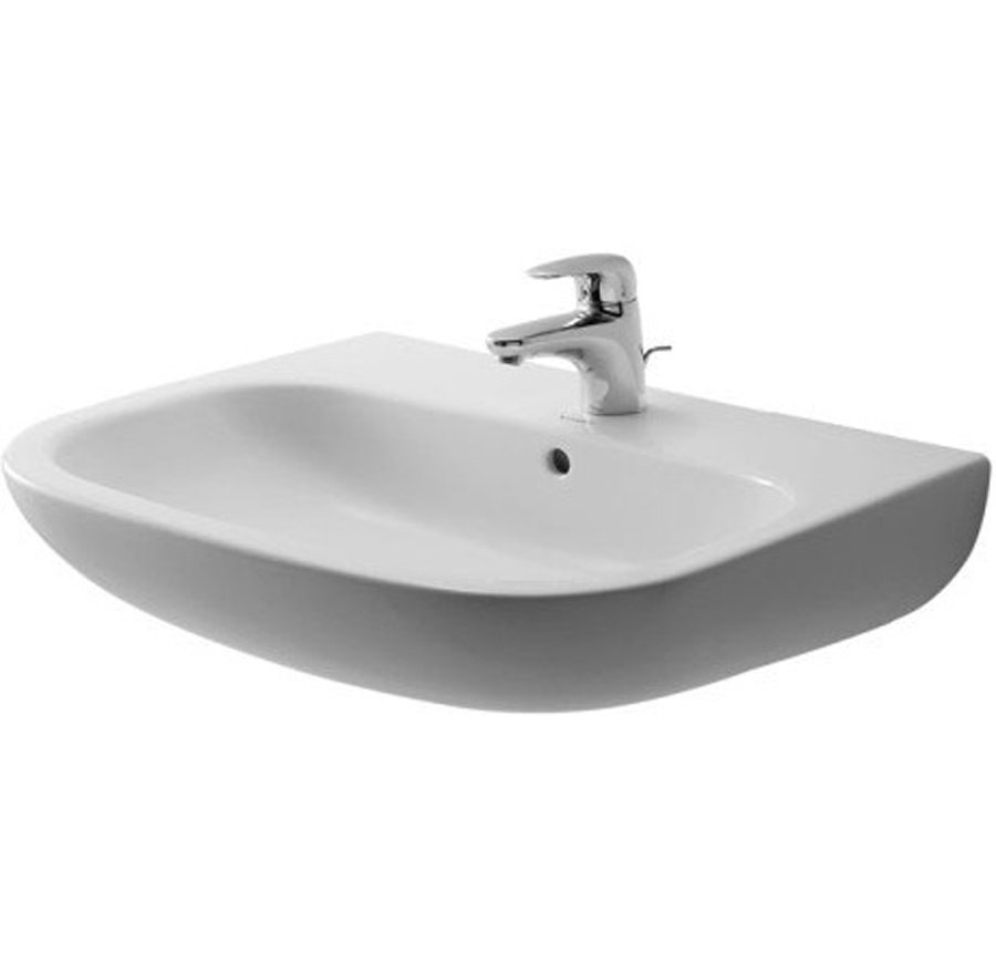 Duravit_DU-23106500002.jpg Duravit D Code Mosdó 1 Csaplyukkal (23106500002) - Image 1