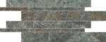 Ergon Oros Stone Listelli Sfalsati Anthracite Natur Ret Mozaik 30X60cm (EL1V)