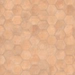 Forme Rosato Esagona Nat.Rett. 9,5 mm, 21x18,2 cm Gres padlólap (EMDM)