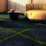 Ermes Aurelia Pierre Bleu Noir Rett 80X80X2 cm Gres Padlólap 2 cm vastag (PF00020122)