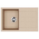 EVIDO Cubo 45S gránit mosogató 780 x 500 mm, - Avena (105721)