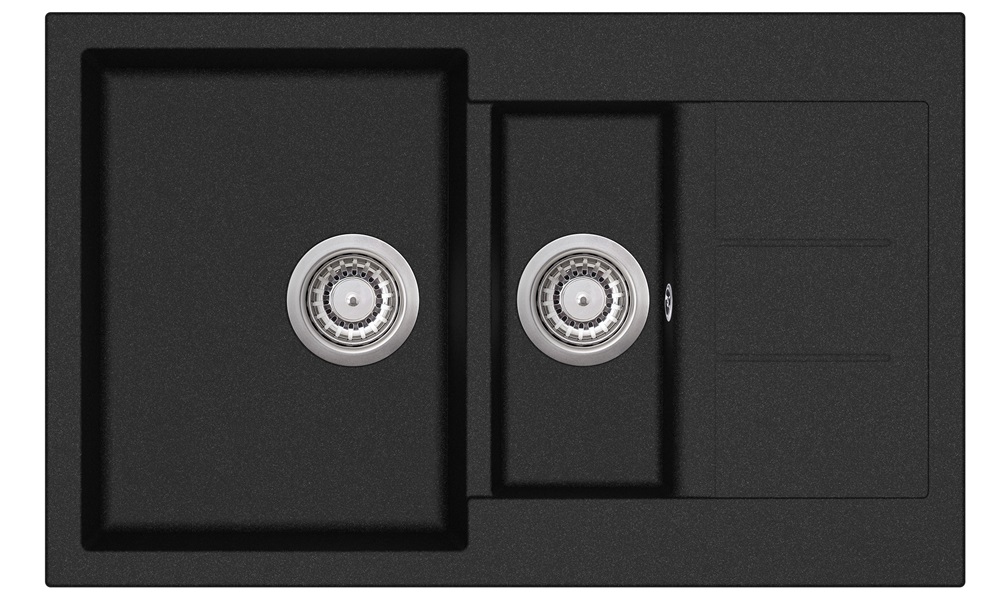 EVIDO_Cubo_6S_compact_granit_mosogato800x500_antracit-i1315.jpg EVIDO Cubo 6S compact gránit mosogató 800x500 mm - Antracit (105574) - Image 1