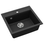 Evido Quadro 6 mosogatótálca 562 x 510mm 1 medencés - Antracit (105542) - Image 4