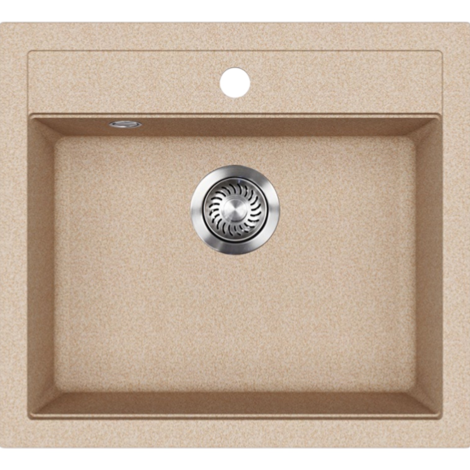 EVIDO_Quadro_6_granit_mosogato_562_x_510mm_avena-i75211 Evido Quadro 6 mosogatótálca 562 x 510mm ,1 medencés - Avena (105723) - Image 1