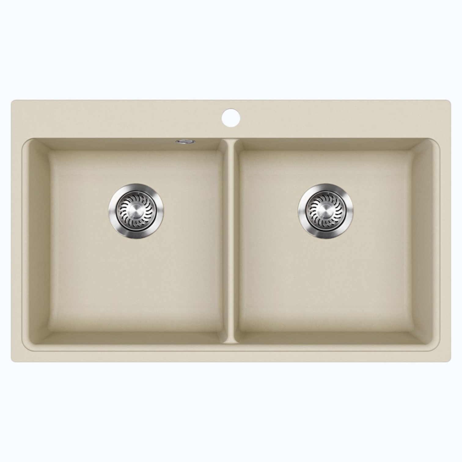 EVIDO_Quadro_9_granit_mosogato_860_x_510_mm_bezs-i75235 Evido Quadro 9 mosogatótálca 860x510 mm, 2 medencés - Bézs (105543) - Image 1