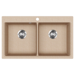 Evido Quadro 9 mosogatótálca 860x510 mm, 2 medencés - Avena (105724)